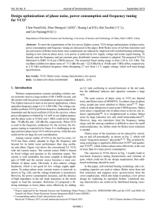 Design optimizations of phase noise, power consumption and