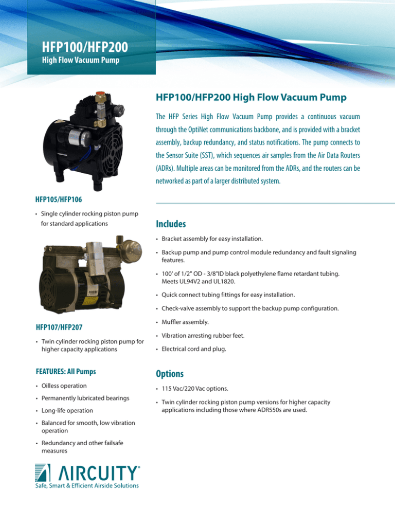 Aircuity Product Data Sheet_ HFP100_HFP200 High Flow Vacuum