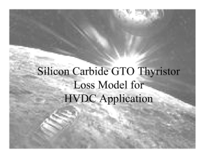 Silicon Carbide GTO Thyristor for HVDC Application