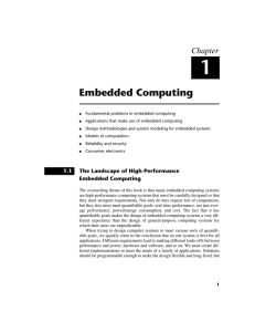 Embedded Computing