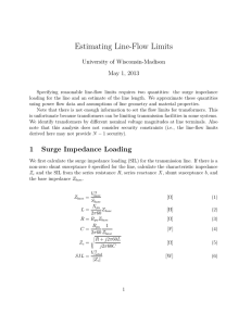 Estimating Line-Flow Limits