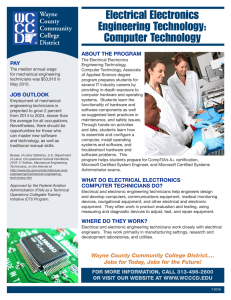 Electrical Electronics Engineering Technology: Computer Technology