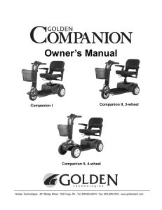 Companion Owner`s Manual