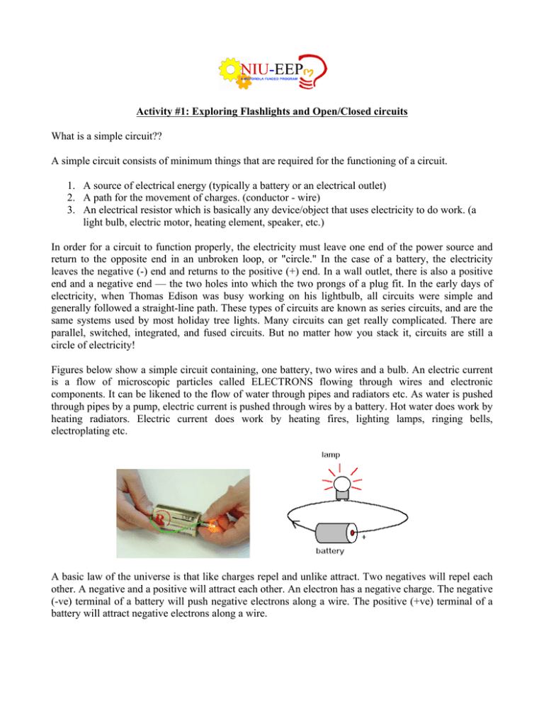Flashlights and Simple Circuits
