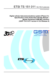 3GPP TS 51.011