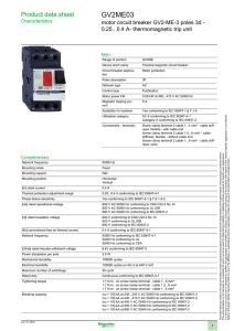 GV2ME03 Datasheet - Mouser Electronics