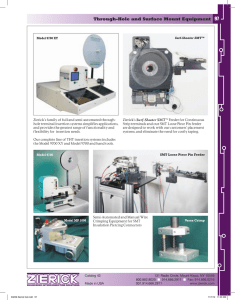 Through-Hole and Surface Mount Equipment