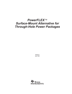 PowerFLEX (TM) -- Surface-Mount Alternative for Through