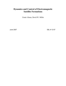 Dynamics and Control of Electromagnetic Satellite Formations