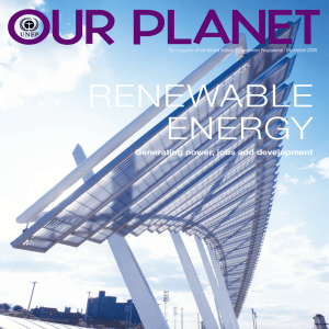 Renewable Energy - Generating power, jobs and