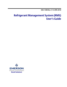 RMS System.book - Emerson Climate Technologies