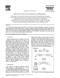 ELSEVIER Mobile Charge Carriers in Pulse-Irradiated Poly