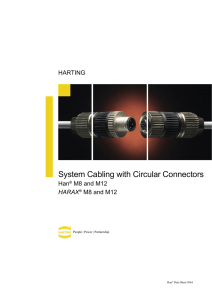 System Cabling with Circular Connectors