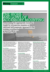 Accessory mounting heights