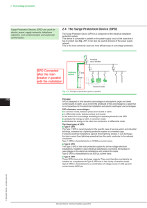 2.4 The Surge Protection Device (SPD)