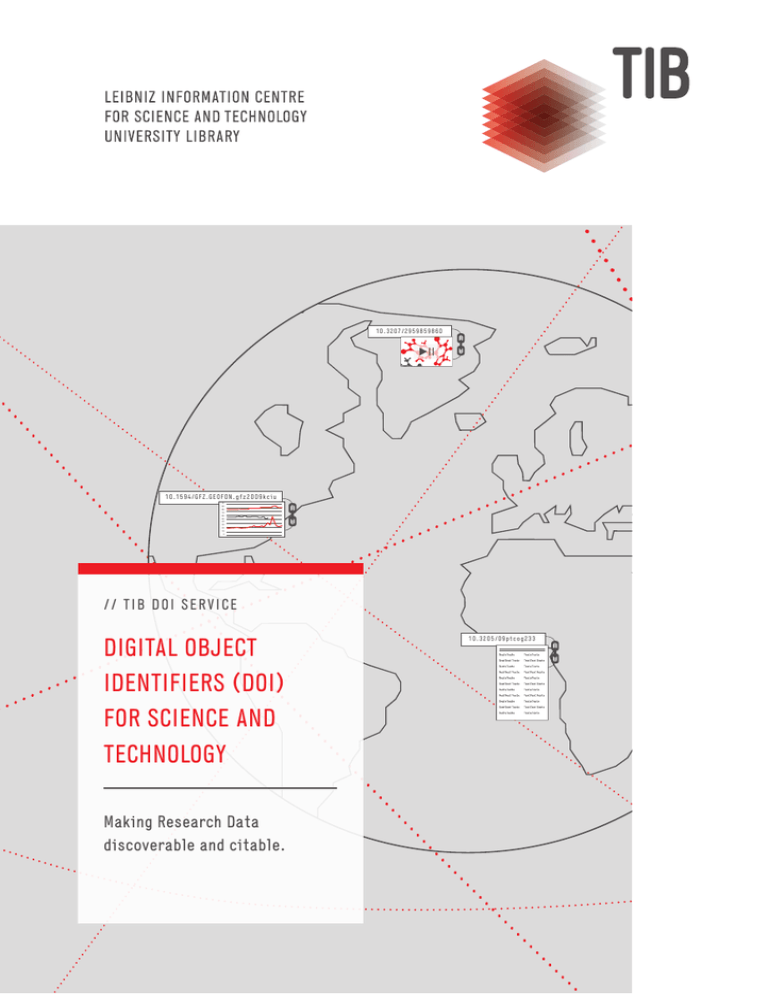 Digital Object Identifiers Doi For Science And Technology Digital Object Identifiers Doi For Science And Technology