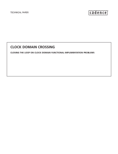 Clock Domain Crossing