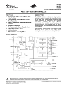 Phase Shift Resonant Controller (Rev. B)