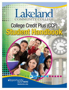 CCP handbook compressed - Lakeland Community College