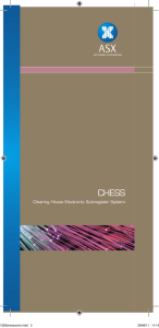 CHESS - Australian Securities Exchange