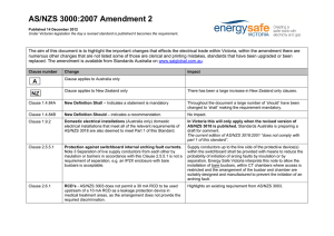 AS/NZS 3000:2007 Amendment 2
