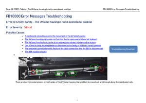 FB10000 Error Messages Troubleshooting