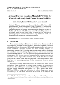 A Novel Current Injection - Serbian Journal of Electrical Engineering