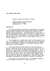 Eddy-Current Probe Design - Digital Repository @ Iowa State