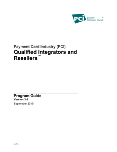 Qualified Integrators and Resellers (QIR)™ Program Guide