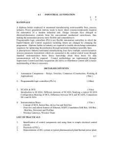 117 6.1 INDUSTRIAL AUTOMATION L      P 3 3 RATIONALE A