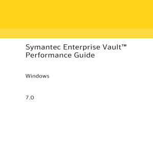 Symantec Enterprise Vault