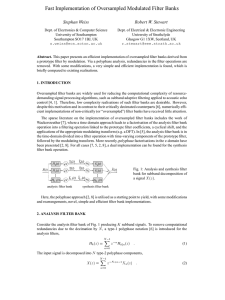 Fast Implementation of Oversampled Modulated Filter Banks