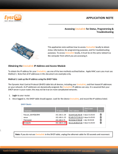 APPLICATION NOTE