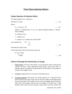 Three Phase Induction Motors