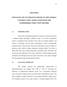 CHAPTER 3 INFLUENCE OF STATOR SLOT