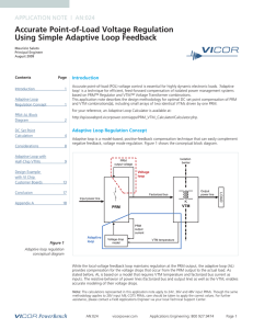 Accurate Point-of-Load Voltage Regulation Using Simple