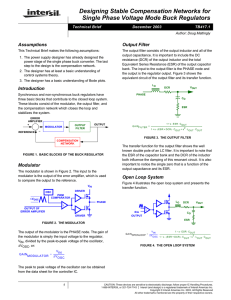 TB417: Designing Stable Compensation Networks for Single Phase