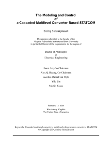 The Modeling and Control of a Cascaded