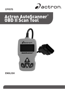 Actron AutoScanner® OBD II Scan Tool