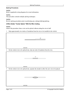 NOTE: Refer to applicable wiring diagrams for circuit information