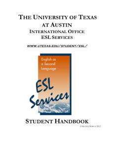 the university of texas at austin student handbook