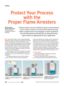 Protect Your Process with the Proper Flame Arresters