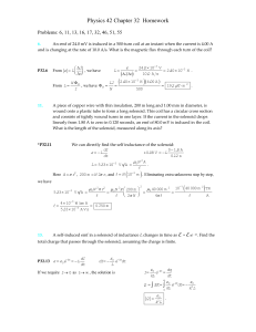 Physics 42 Chapter 29 Homework