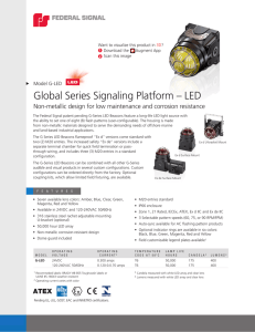 Global Series Signaling Platform – LED