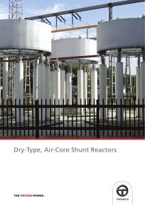 Dry-Type, Air-Core Shunt Reactors