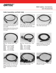 cables connectors accessories