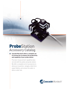 Probe Station Accessory Catalog