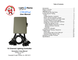 CTB16PCg3 - Light-O-Rama