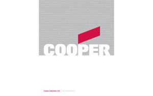 Cooper Industries, Ltd. 2006 Annual Report