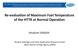 Re-evaluation of Maximum Fuel Temperature of the HTTR at Normal